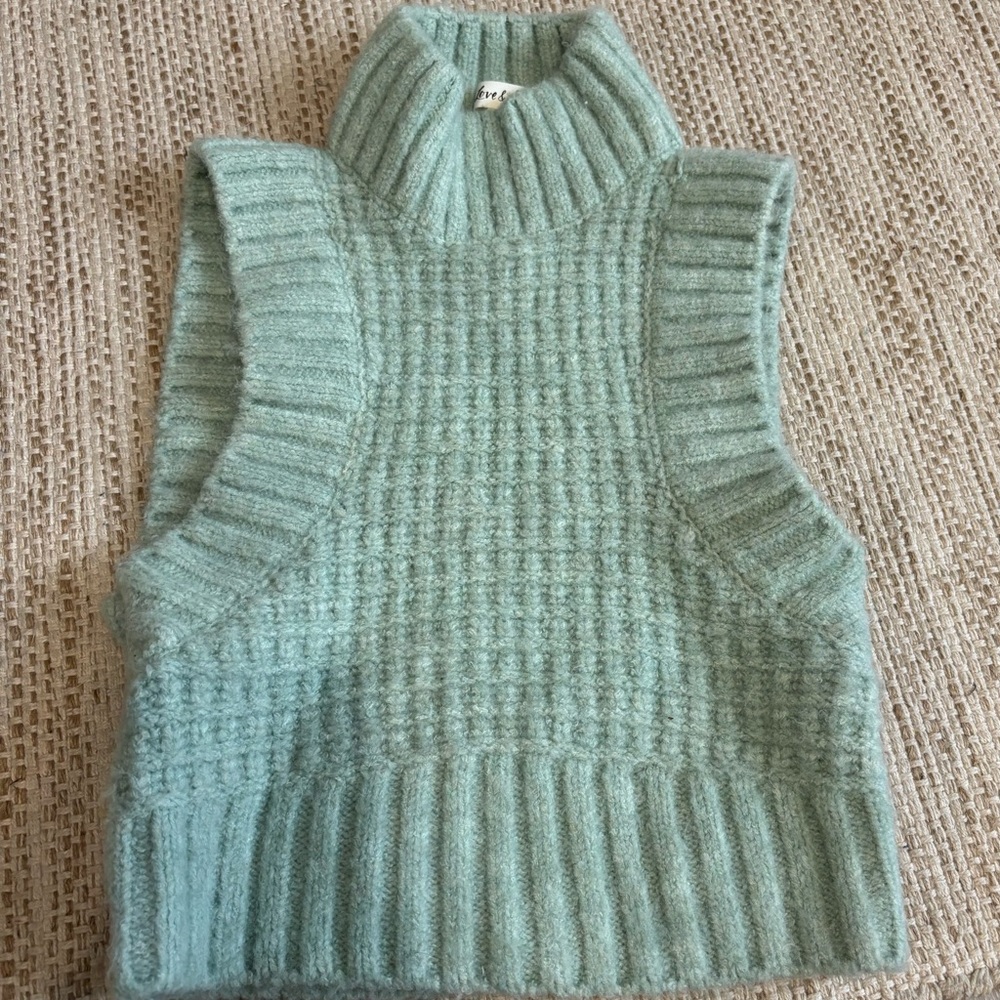 Open back turtle neck